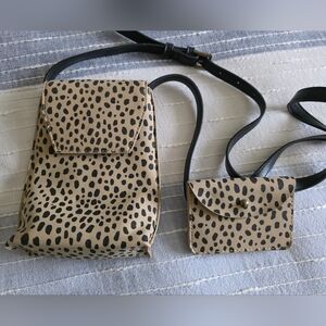 Small Crosdbody with Matching Card Wallet